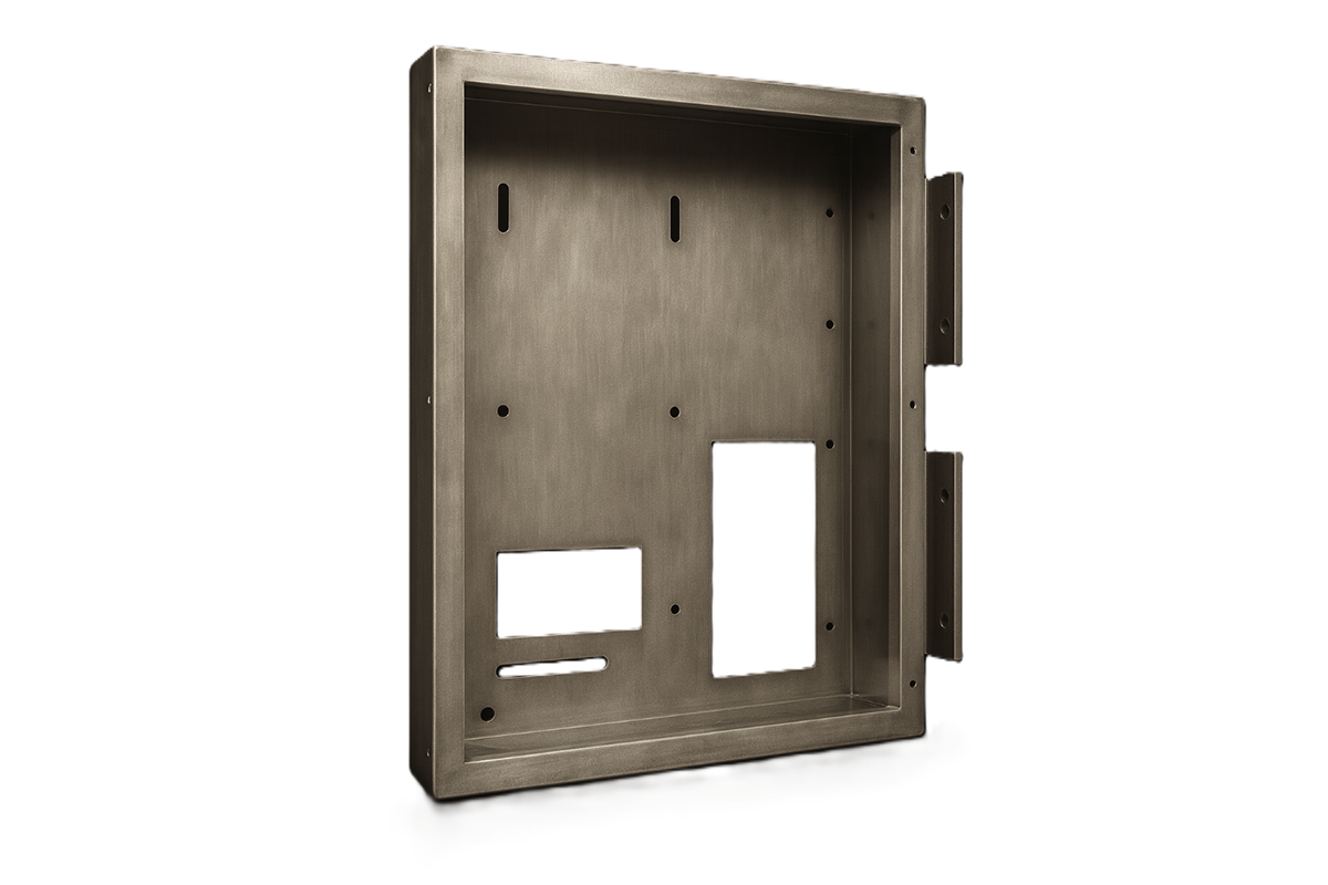 ステンレス製埋込型操作パネル筐体