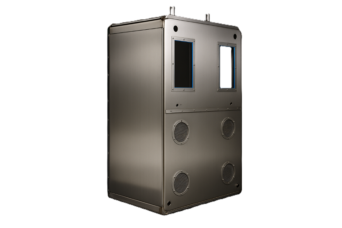 ステンレス製装置用エンクロージャ筐体