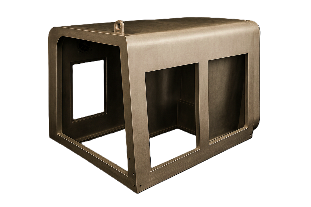 高精度ステンレス製装置カバー筐体